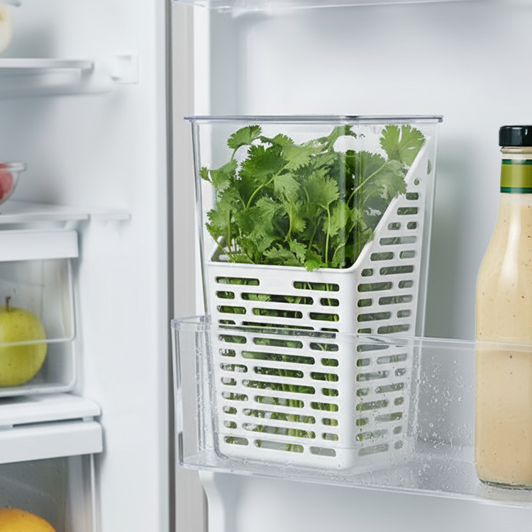 Örtbehållare för kylskåpet