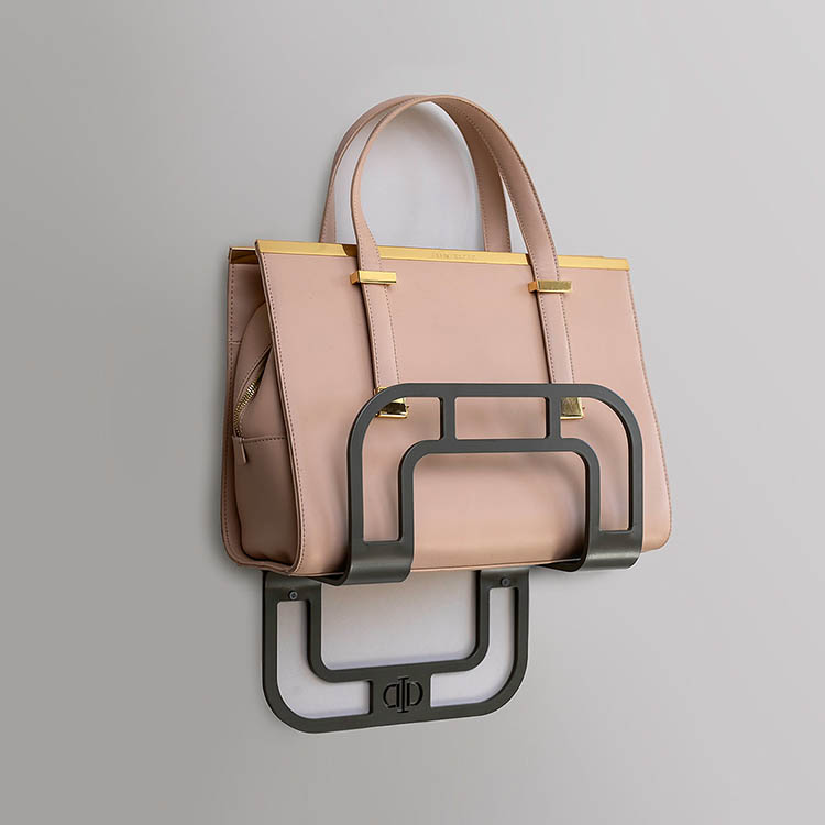 Väskhylla för handväska, Svart