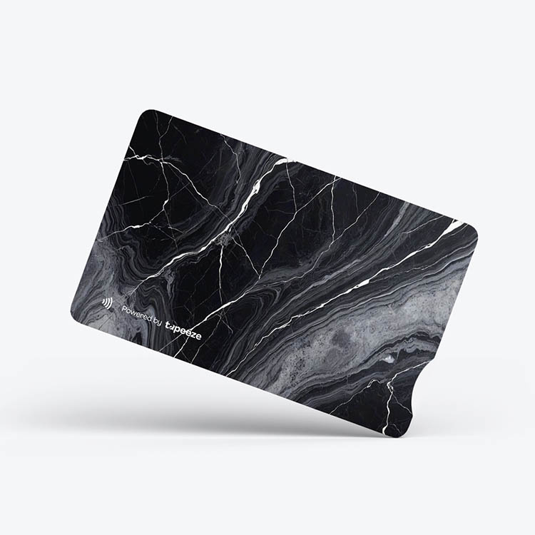 Betalkort Tapeeze, Svart marmor | Hemmet - Elektronik - Hemelektronik | Pryloteket