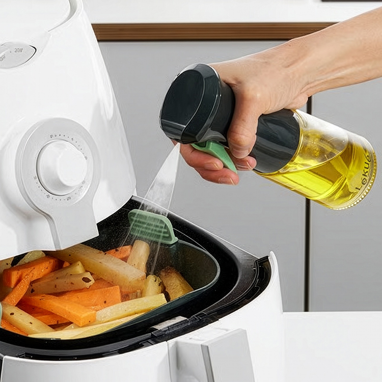 Oljesprayflaska, Lékué