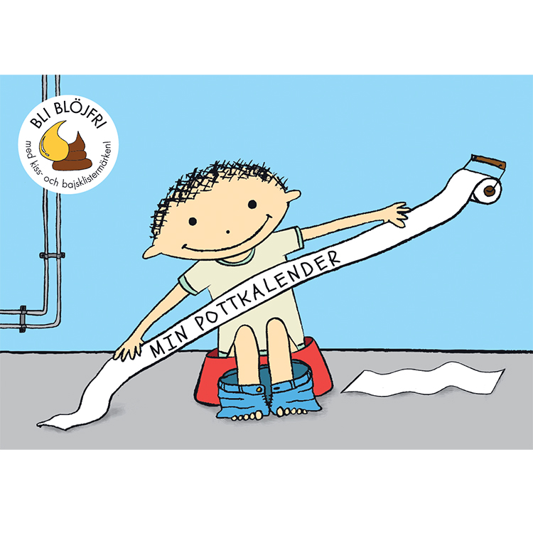 Pottkalender med klistermärken