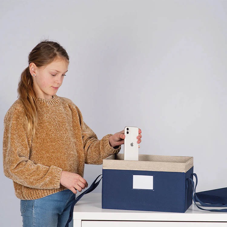 Signalblockerande mobillåda