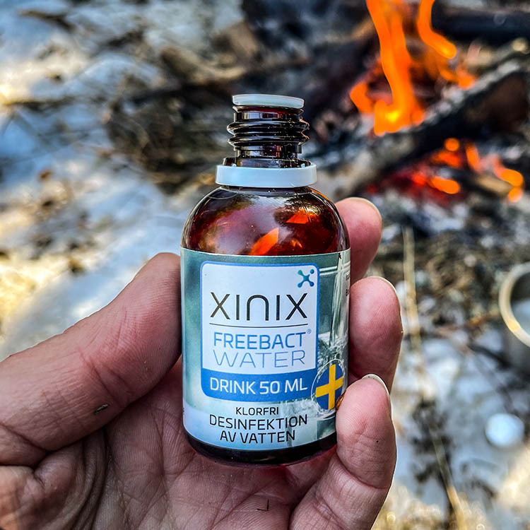 Vattenrening, Xinix FreeBact Water, 50 ml | Säkerhet - Krisberedskap | Pryloteket