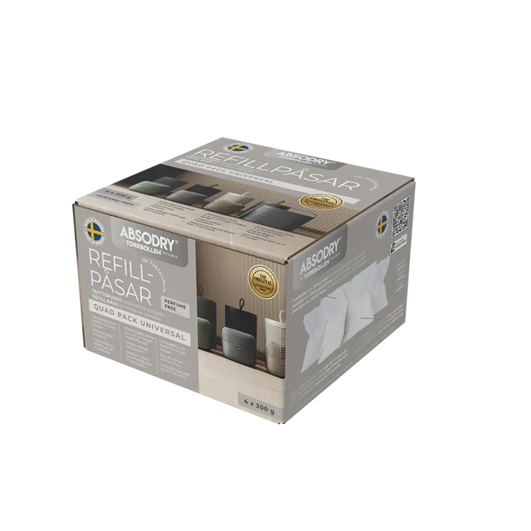 Refill till luftavfuktare Absodry 4-pack