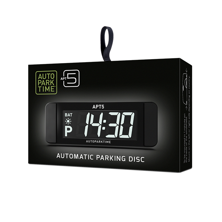 Automatisk P-skiva Autoparktime, Modell 5