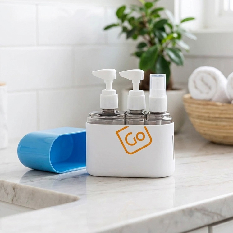 Reseflaskor med fodral, Go Travel