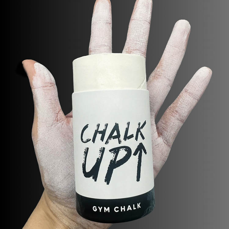 Kalkstift för träning, Chalk up