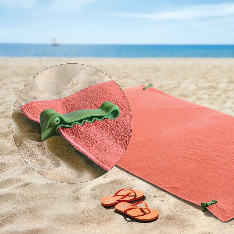 Hållare för strandhandduk, 4-pack