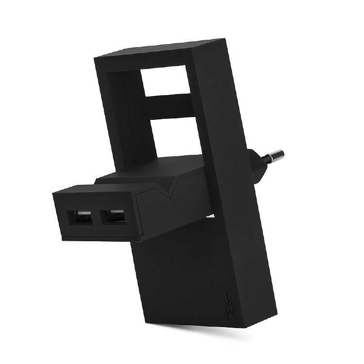 Väggadapter USB-A med stativ