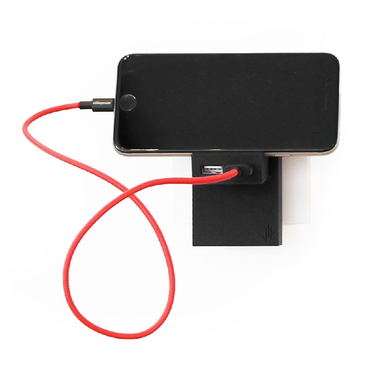 Väggadapter USB-A med stativ
