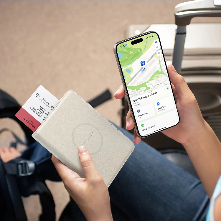 Passfodral med spårning och RFID-skydd