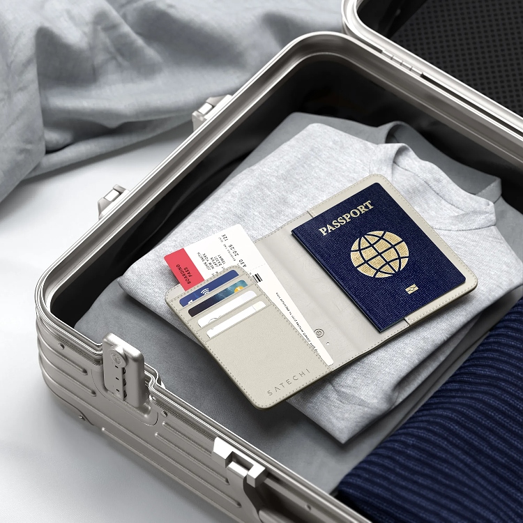 Passfodral med spårning och RFID-skydd