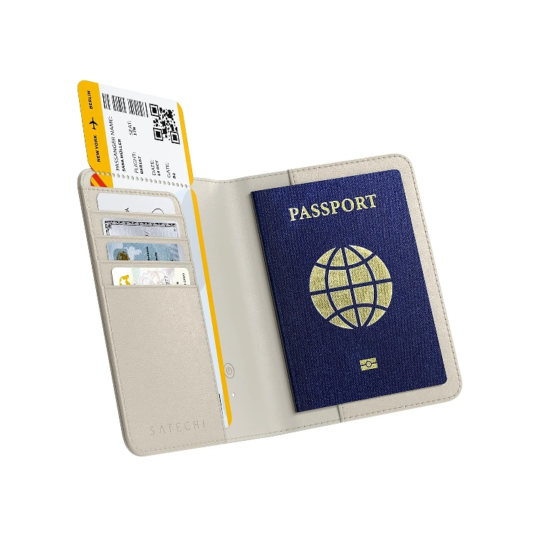 Passfodral med spårning och RFID-skydd