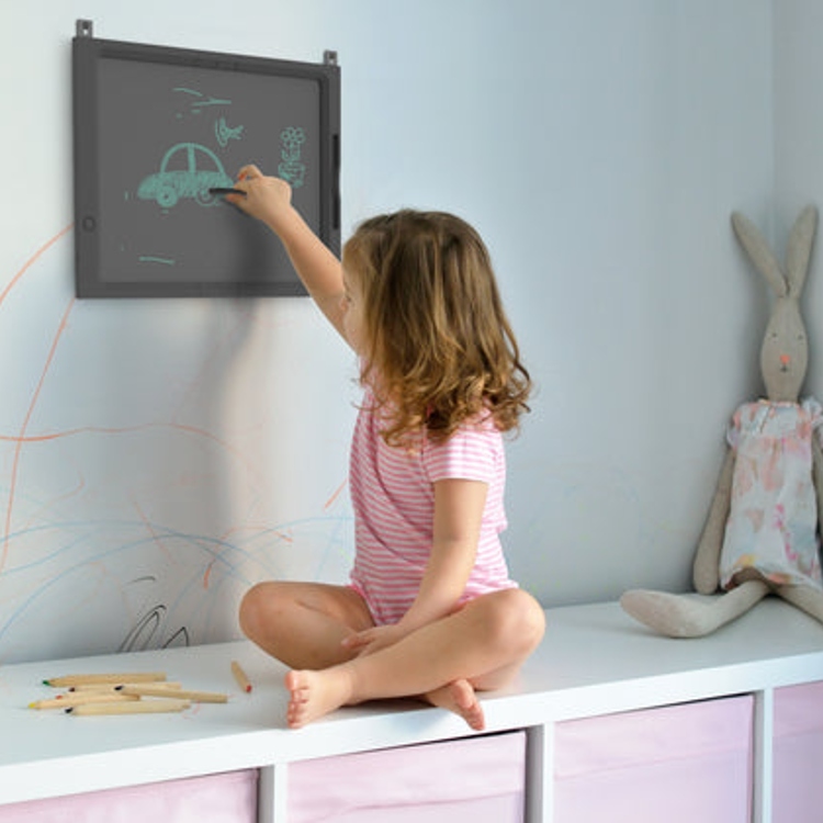 Rit- och skrivplatta med whiteboard