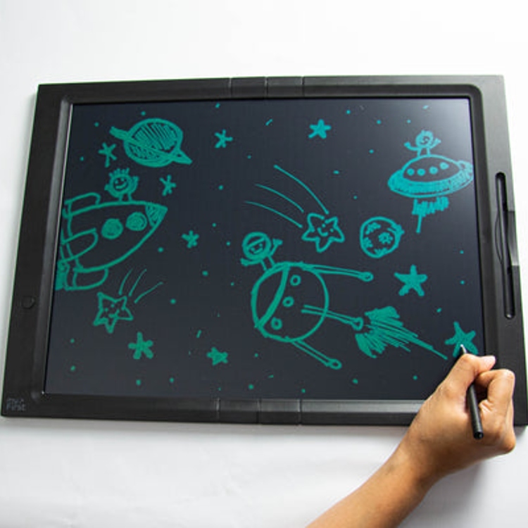 Rit- och skrivplatta med whiteboard