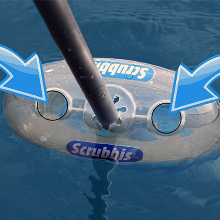 Skrubborste med vattenbehållare, Scrubbis