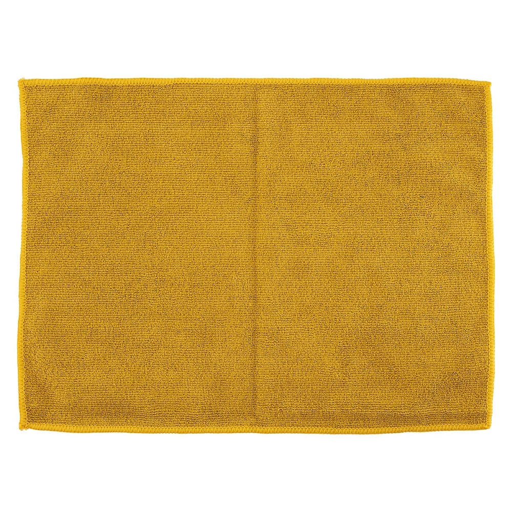 Allrengöringstrasor i Mikrofiber, 3 st, SUPER ACTION PLUS, 40 x 30 cm, Senap / Petrol / Grå