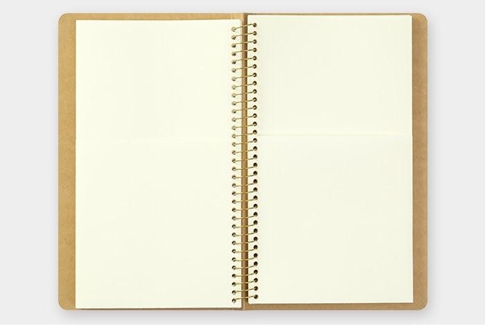 Anteckningsbok med fickor, SPIRAL PAPER POCKET A5 SLIM, Traveler's Comapany, Natur