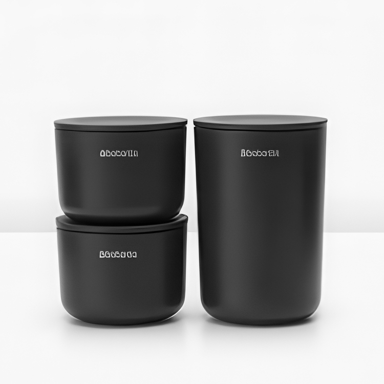 Askar med lock, 3 st, RENEW STORAGE POTS, Brabantia