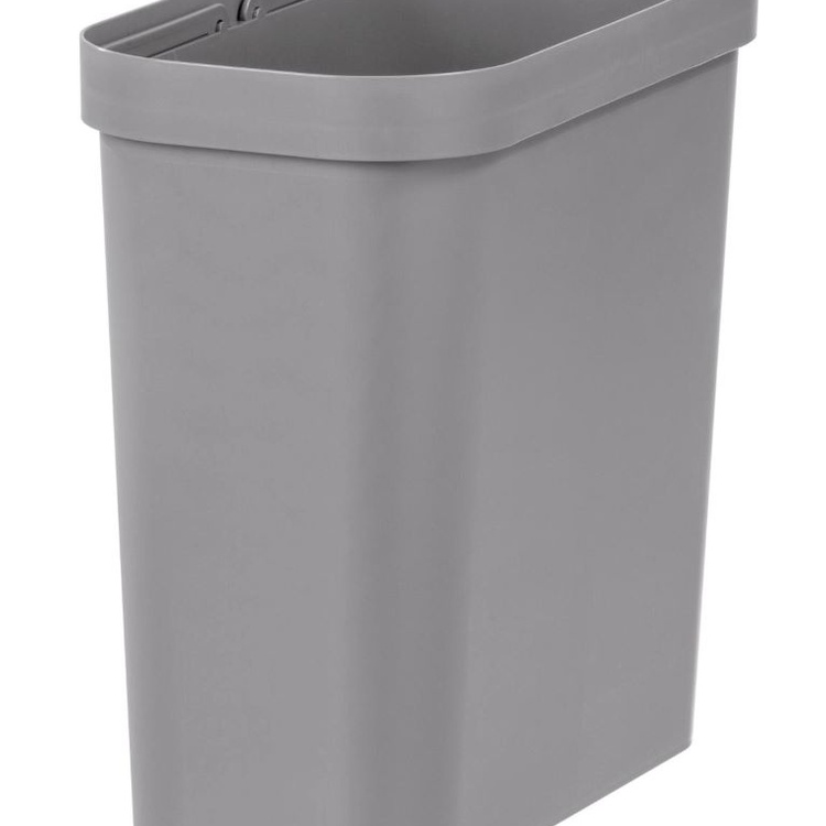Avfallshink med handtag, 13 L, SMARTSTORE COLLECT, 34 x 17,5 x H 32 cm, Grå