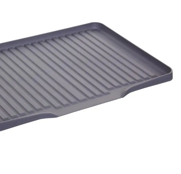 Avrinningsbricka i hårdplast, SELF DRAINING TRAY, 46,5 x 30,5 cm, Grå