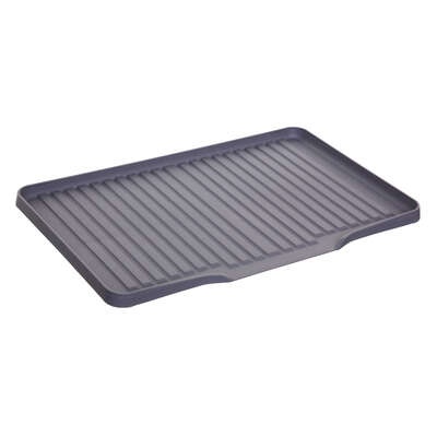 Avrinningsbricka i hårdplast, SELF DRAINING TRAY, 46,5 x 30,5 cm, Grå