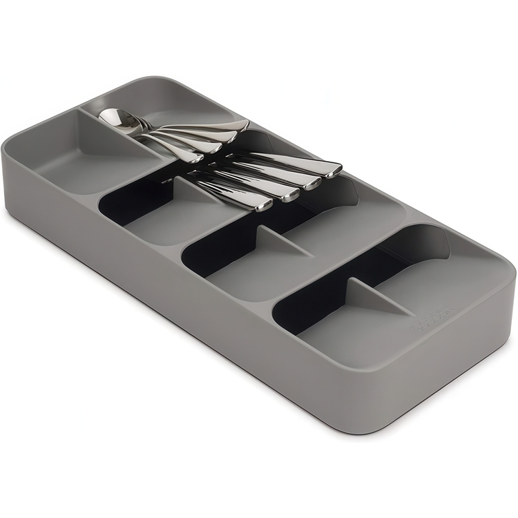 Besticklåda, 8 fack, DRAWERSTORE COMPACT TWIN, Joseph Joseph, 39 x 17,5 x H5,5cm, Grå