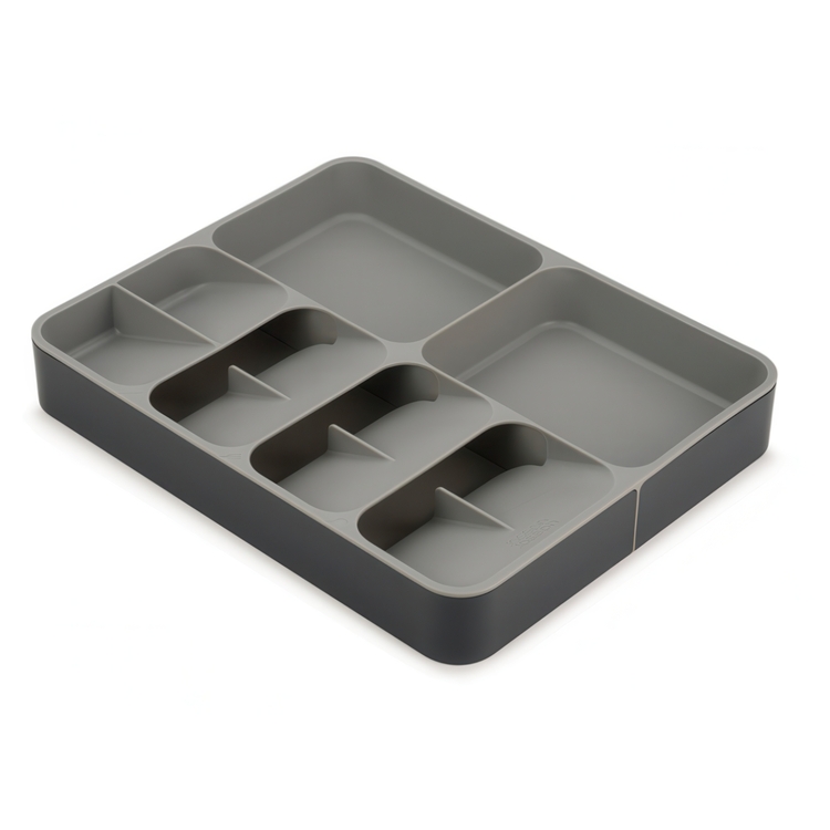 Besticklåda, Justerbar, DRAWERSTORE, Joseph Joseph, 31,5 x 39,5~60 x H 5,5 cm, Grå