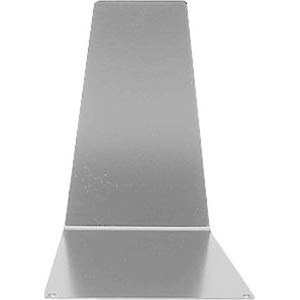 Bokstöd i metall, 2st, WEDGE, 12 x 14 x H14,5 cm, Grå