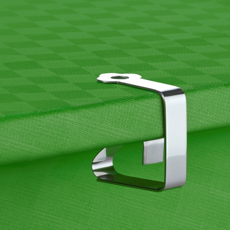 Bordsduksklämmor i Rostfritt stål, 4 st, TABLECLOTH CLIPS, Silver