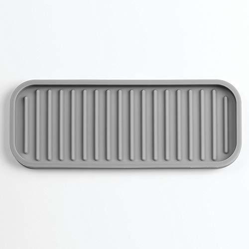 Bricka i silikon, Liten, ID SINK TRAY, 23 x 9 cm, Grå
