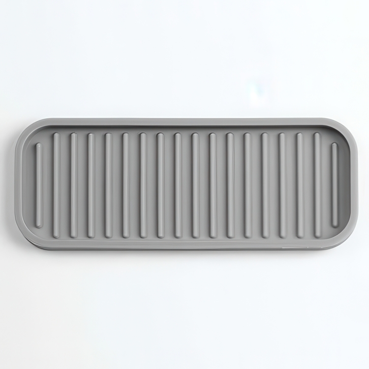 Bricka i silikon, Liten, ID SINK TRAY, 23 x 9 cm, Grå