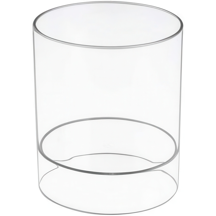 Burk för Diadem, hårband & borstar, HAIR ACCESSORY HOLDER, Ø 14 x H17 cm, Transparent