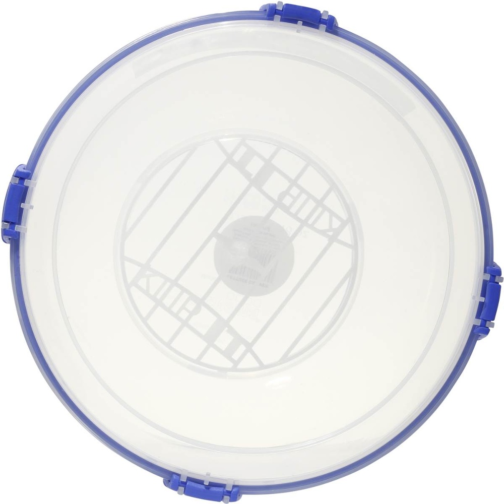 Burk för sallad, 3,5L, LETTUCE CRISPER, Ø 22 x H 15 cm, Klar / Blå