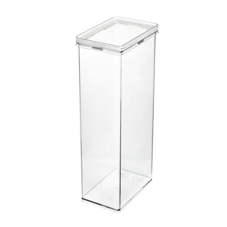 Burk för spagetti, 3,3 L, THE HOME EDIT PASTA CANISTER, 10,2 x 15,2 x H31 cm, Transparent