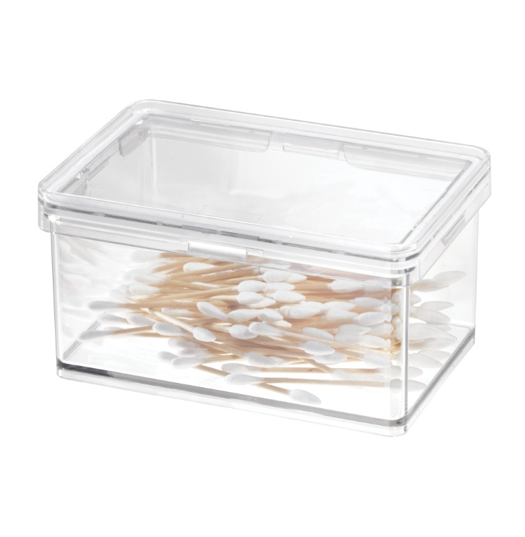 Burk för torrvaror, 470 ml, THE HOME EDIT SMALL CANISTER, 10,2 x 15,2 x H 8,3 cm , Transparent
