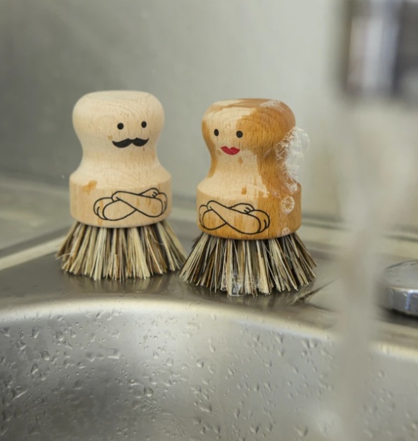Diskborste i trä, MRS SCRUBBER, Natur