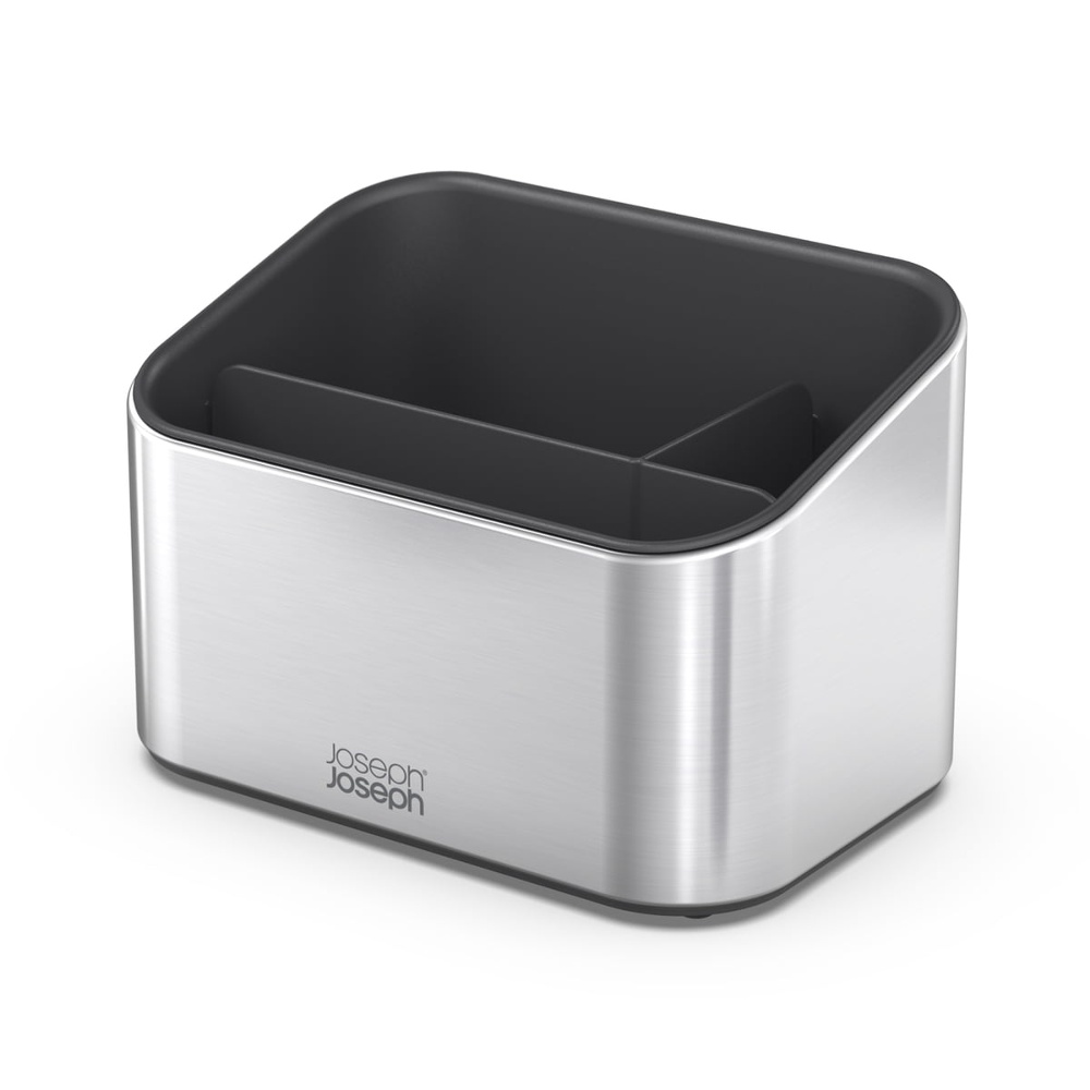 Diskbänksförvaring, SURFACE STAINLESS STEEL SINK CADDY, 17,5 x 12 x H 12 cm, Joseph Joseph, Silver 
