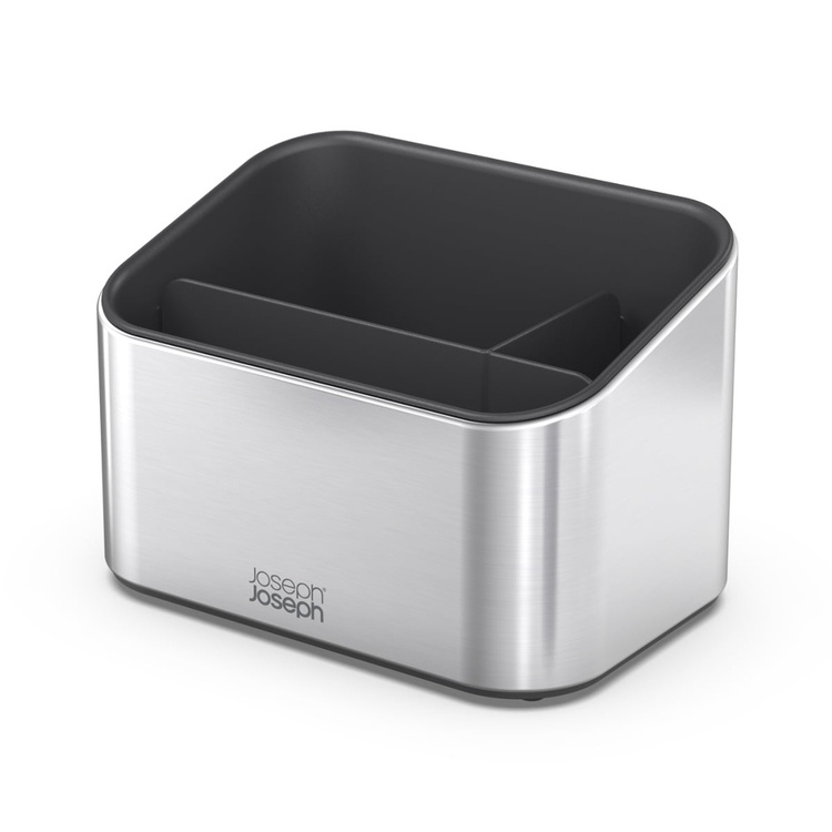 Diskbänksförvaring, SURFACE STAINLESS STEEL SINK CADDY, 17,5 x 12 x H 12 cm, Joseph Joseph, Silver