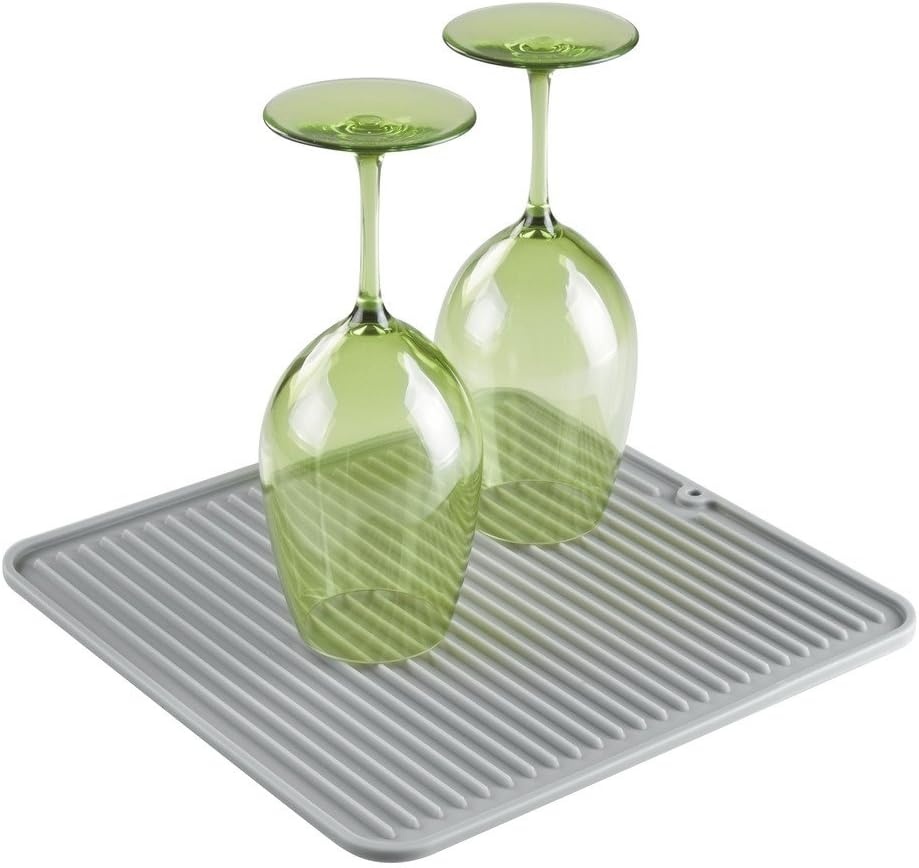 Diskmatta / Grytunderlägg, Fyrkantig, SILICONE MAT, 30,5 x 30,5 cm, Grå