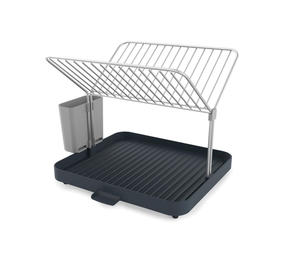 Diskställ med bestickkorg, Y-RACK, 36 x 31 x 29 cm, Joseph Joseph, Grå / Silver
