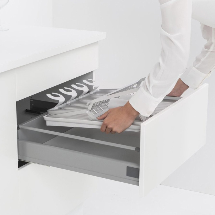 Diskställ, BRABANTIA LARGE FOLDABLE DISH RACK, 42 x 51 x H 33 cm