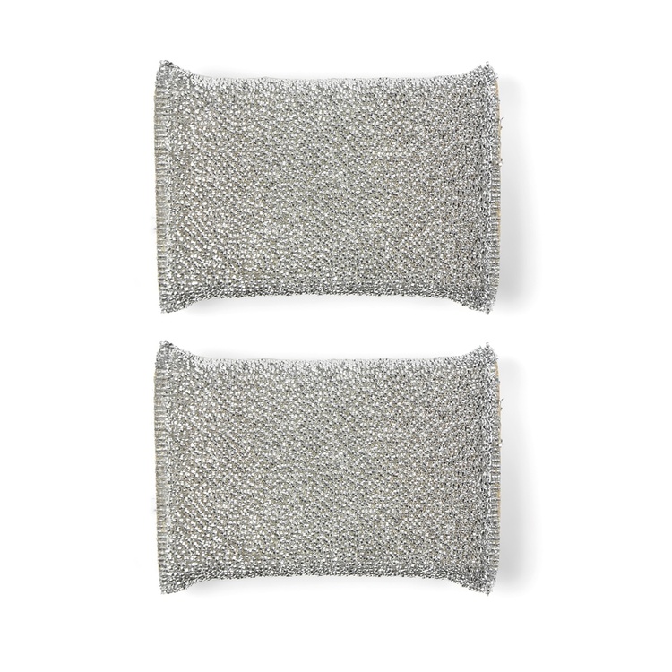 Disksvampar, Repar inte , 2 st, SOFT PADS, 13 x 8,5 cm, Silver