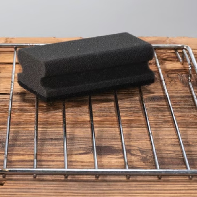 Disksvampar, stora och kraftiga, 2 st, STRONG CLEANING SPONGES, Grå
