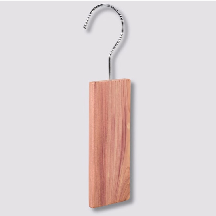 Doftblock med krok, Cederträ, 2 st, HANG UPS, 4,8 x 1 x H 20,7 cm, Natur