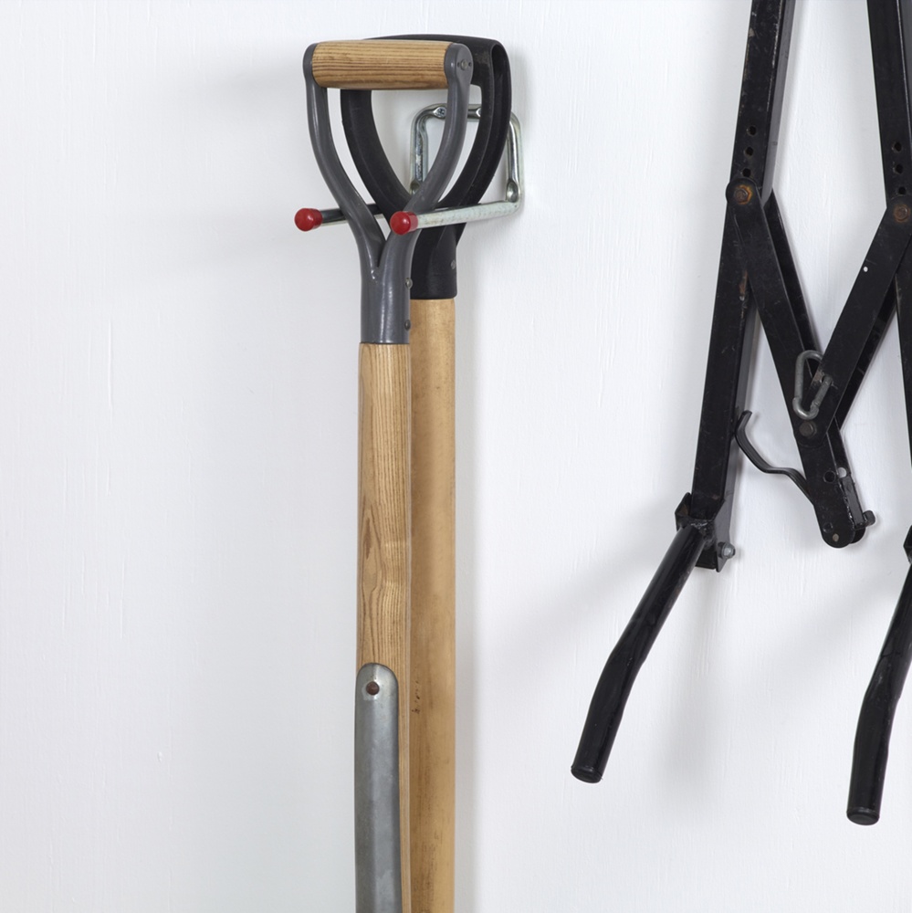 Dubbel Redskapskrok, Rak, 20 cm, HABO UTILITY HOOK, Stål