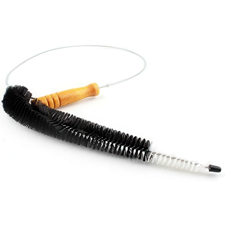 Elementborste, Extra lång, HEIZKÖRPER- BÜRSTE, 120 cm, Natur / Svart