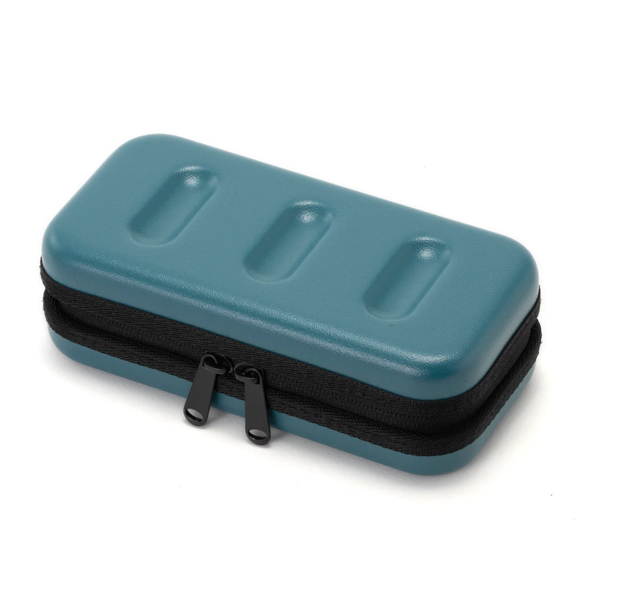 Fodral för sladdar mm, HARD SHELL CASE, 18 x 9 x H 6 cm, Nähe, blå