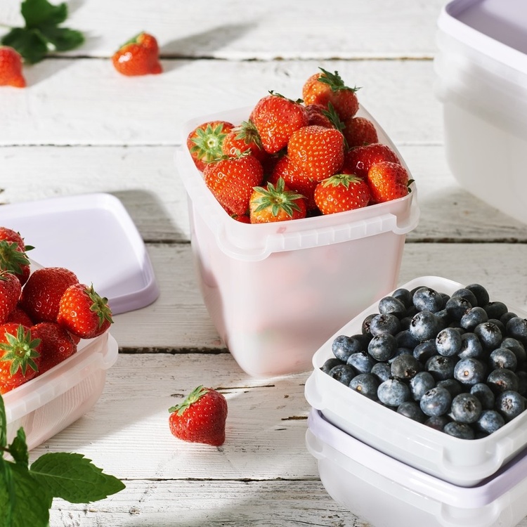 Frysburkar 1L, Stapelbara, 3 st, SMARTSTORE FROST