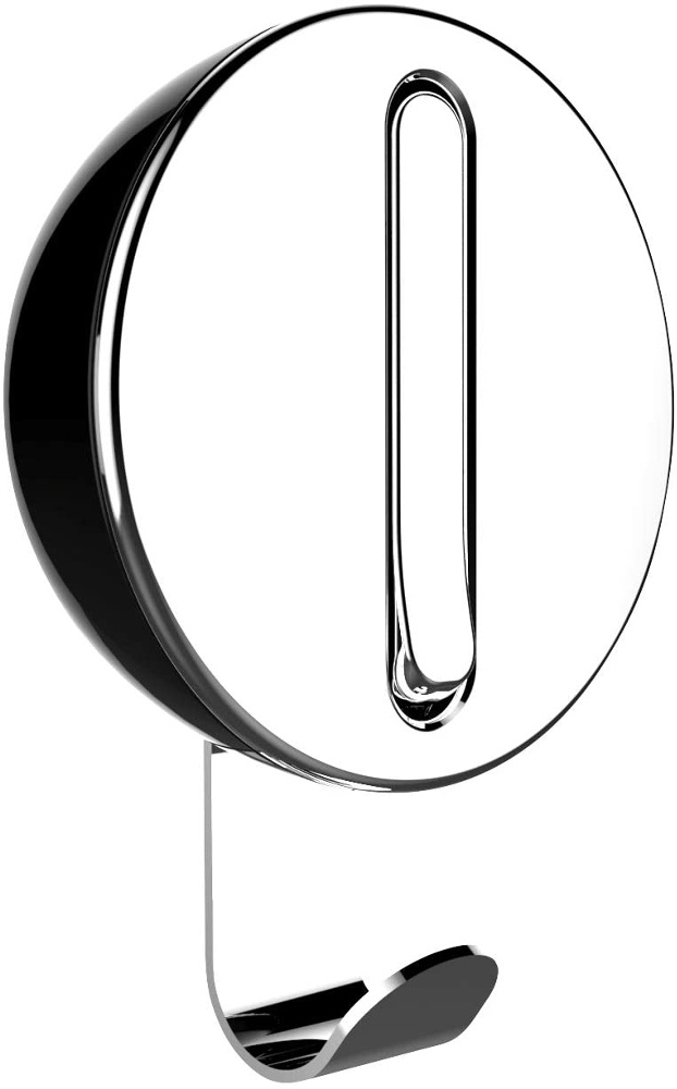Fällbar hängare med krok, DELTA KLAPP-HAKEN, Silver / Svart
